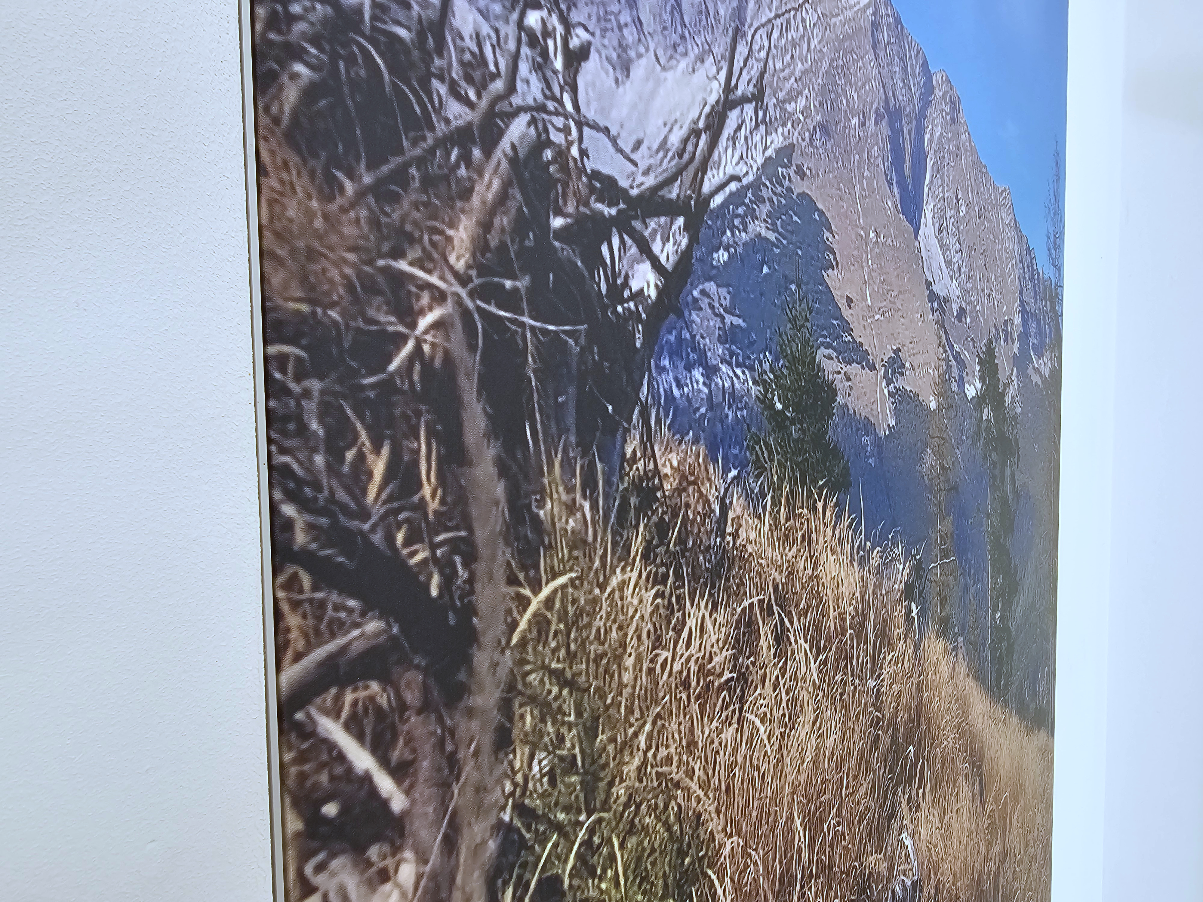 ebene Montage bedrucktes textil, flat mounting printed textile