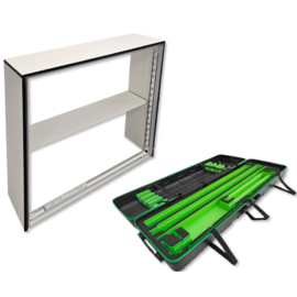 BRUNO premium Counter mobilny w walizce ABS
